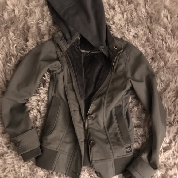 Grey hooded jacket MEC - Picture 2 of 7